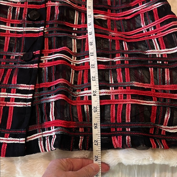 Parsley & Sage Sheer Women's Button-Front Jacket XL - Picture 5 of 7